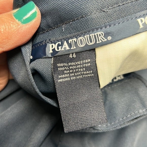 PGA Tour clubhouse mens short size 44 NWT navy blue golf shorts total eclipse - Picture 5 of 11